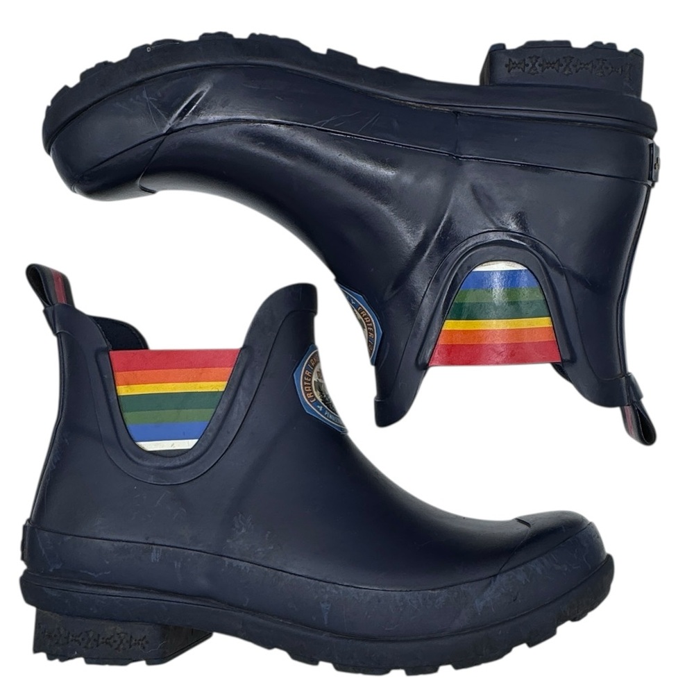 Pendleton *Crater Lake National Park* Dark Blue Ankle Rain Boot - Size 7 - Picture 3 of 15
